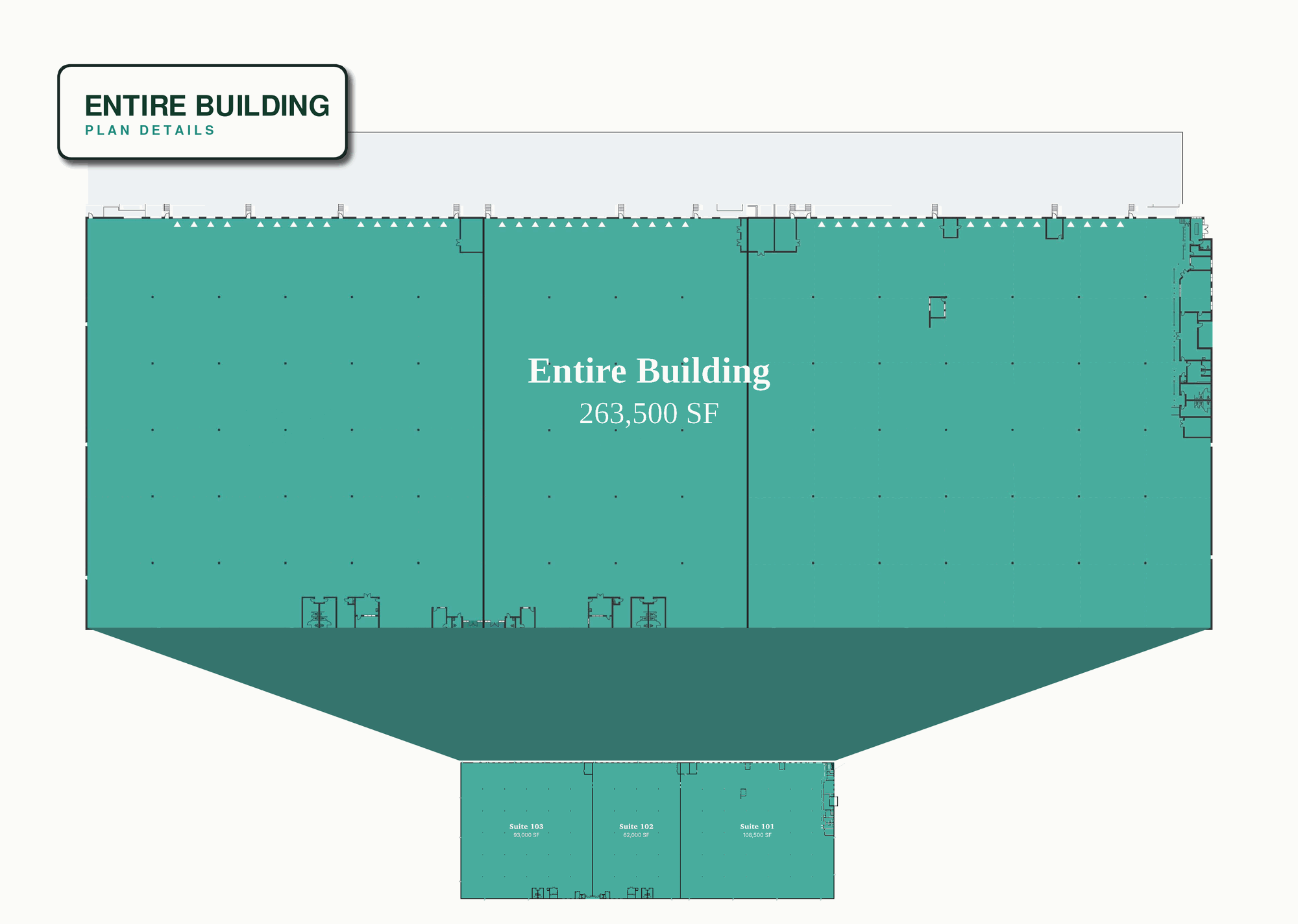 Floor plan for Entire building